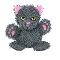 Mighty Microfiber Ball Gray Cat, Plush Squeaky Dog Toy