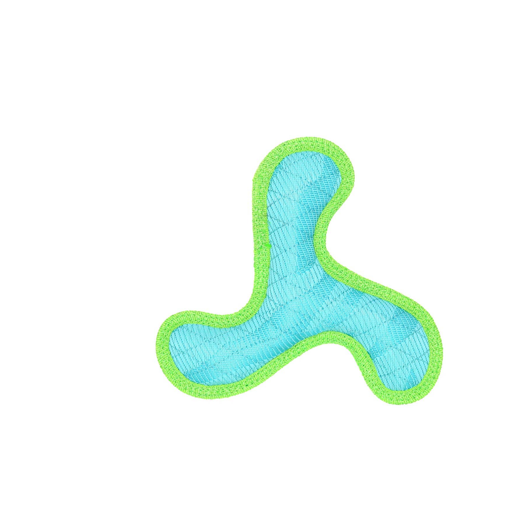 DuraForce Jr Boomerang - Blue, Durable, Squeaky Dog Toy