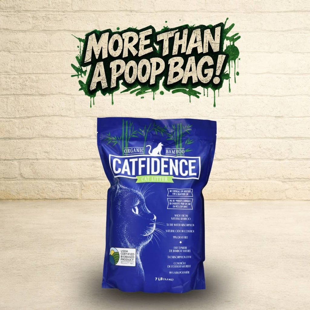 Catfidence® Organic Bamboo Cat Litter, Non-Clumping 7lb