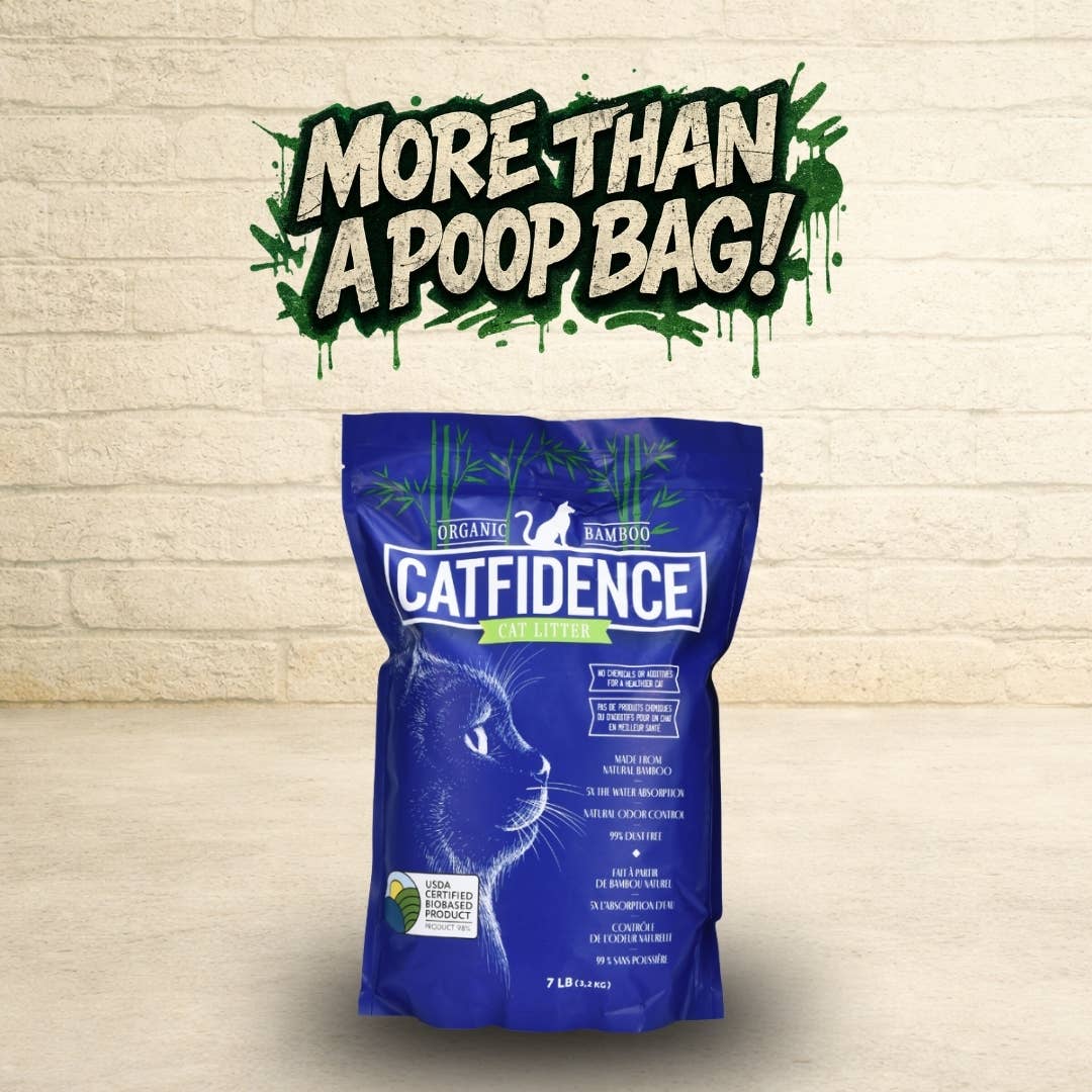 Catfidence® Organic Bamboo Cat Litter, Non-Clumping 7lb