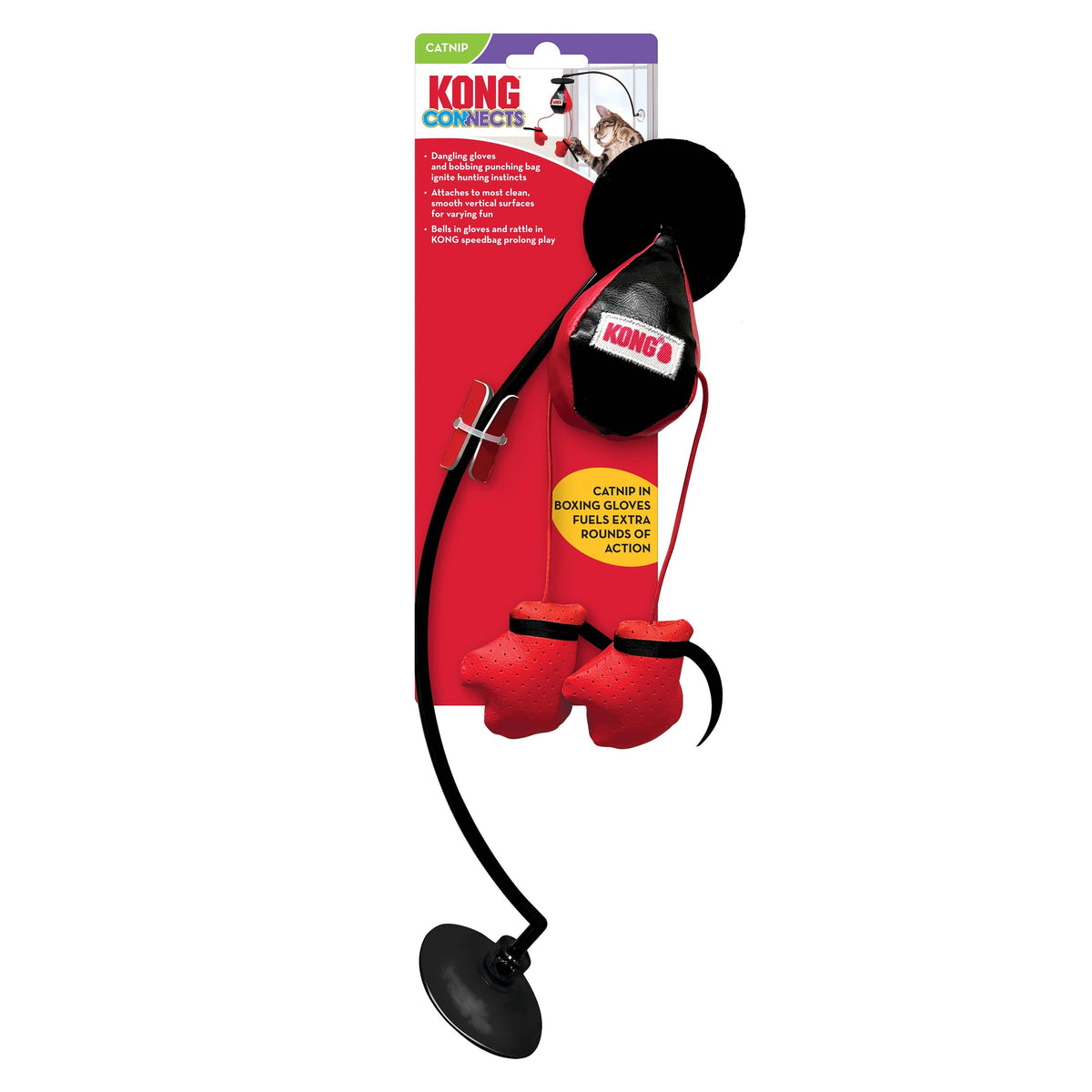 KONG® Connects™ Window Boxing Cat Toy