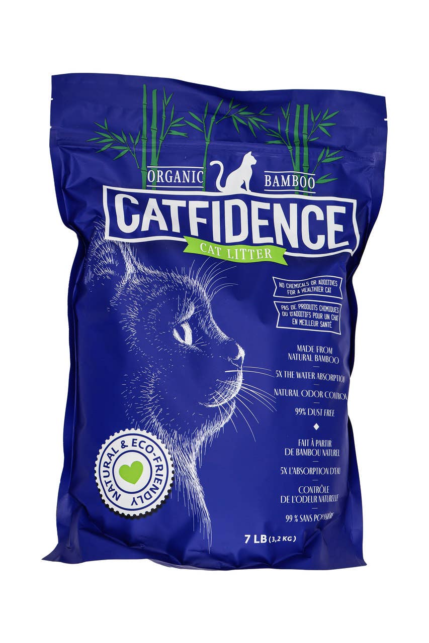 Catfidence® Organic Bamboo Cat Litter, Non-Clumping 7lb