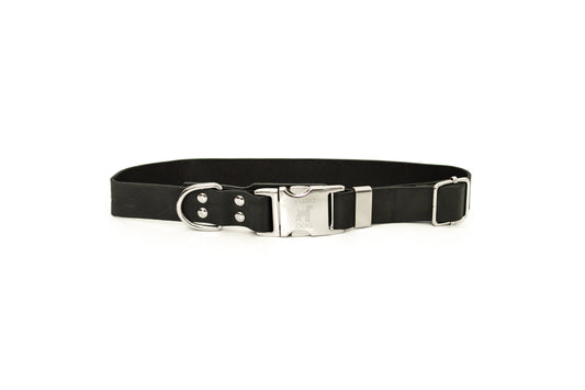 Leather Dog Collar Soft Quick Release Metal Buckle Modern