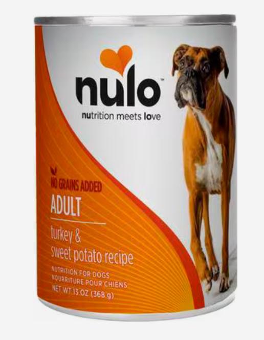 Nulo Adult Grain-Free Turkey & Sweet Potato Recipe Wet Pate Canned Dog Food, 13-oz