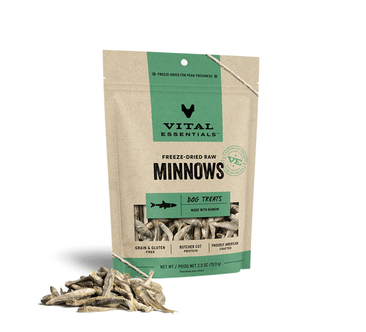Vital Essentials Minnows FD Dog Treats 2.5 oz