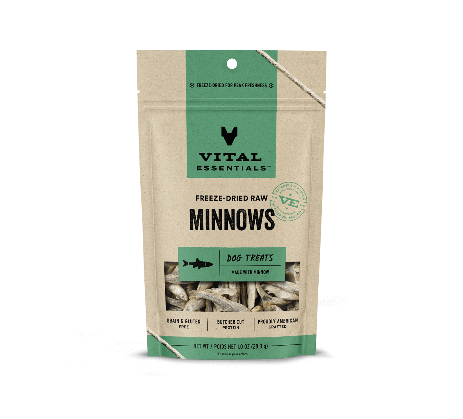 Vital Essentials Minnows FD Dog Treats 1 oz