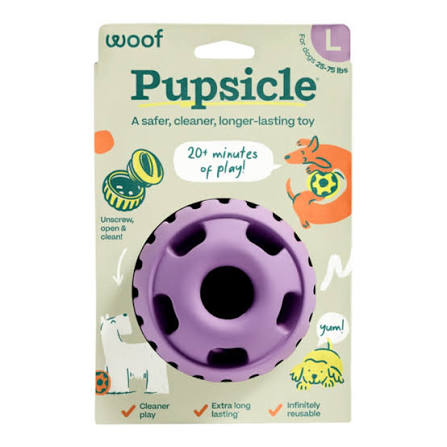 Woof Pupsicle Lavender Large