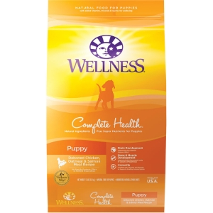 Wellness Dog Complete Health Puppy Deboned Chicken Oatmeal & Salmon Meal Recipe 15lbs