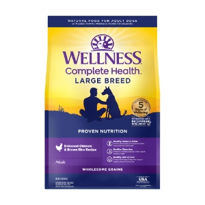 Wellness Dog Complete Health Large Breed Adult Deboned Chicken & Brown Rice Recipe 15lbs