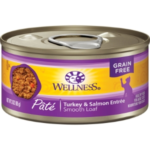 Wellness Cat Complete Health Pate Turkey & Salmon Entrée 3oz - 24 Pack