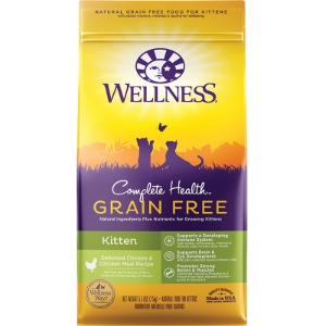 Wellness Cat Complete Health Grain Free Kitten Deboned Chicken & Chicken Meal Recipe 5.5lbs