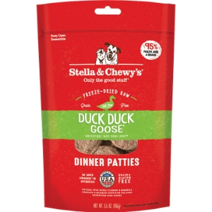 Stella & Chewy'S Dog Freeze-Dried Duck Duck Goose Patties 5.5oz