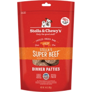 Stella & Chewy'S Dog Freeze-Dried Stella'S Super Beef Patties 14oz