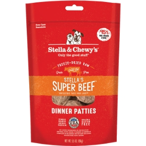 Stella & Chewy'S Dog Freeze-Dried Stella'S Super Beef Patties 5.5oz